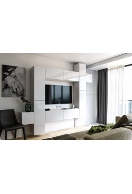 Szafka wisząca 70cm biały połysk