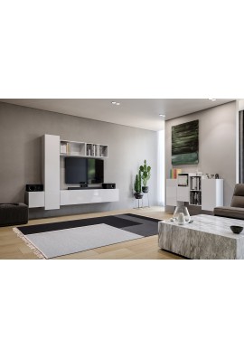 Biały regał wiszący 70cm BOX
