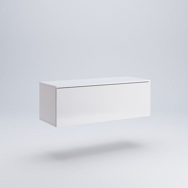 Biała szafka TV 105cm BOX