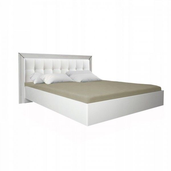 Eleganckie białe łóżko...