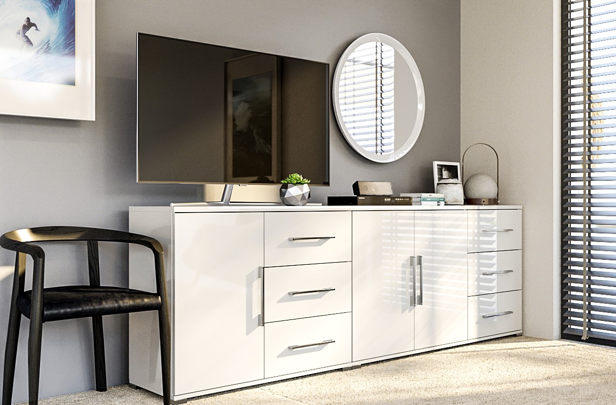 Komoda 132x55 5 szuflad Family