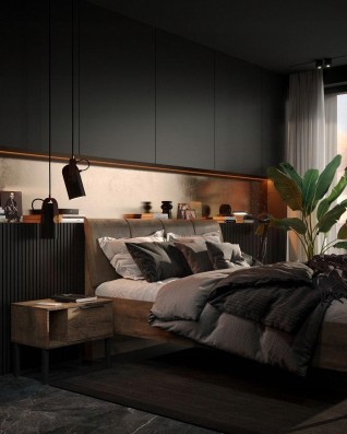 Łóżko loft 180x200 dąb wiekowy Quadro