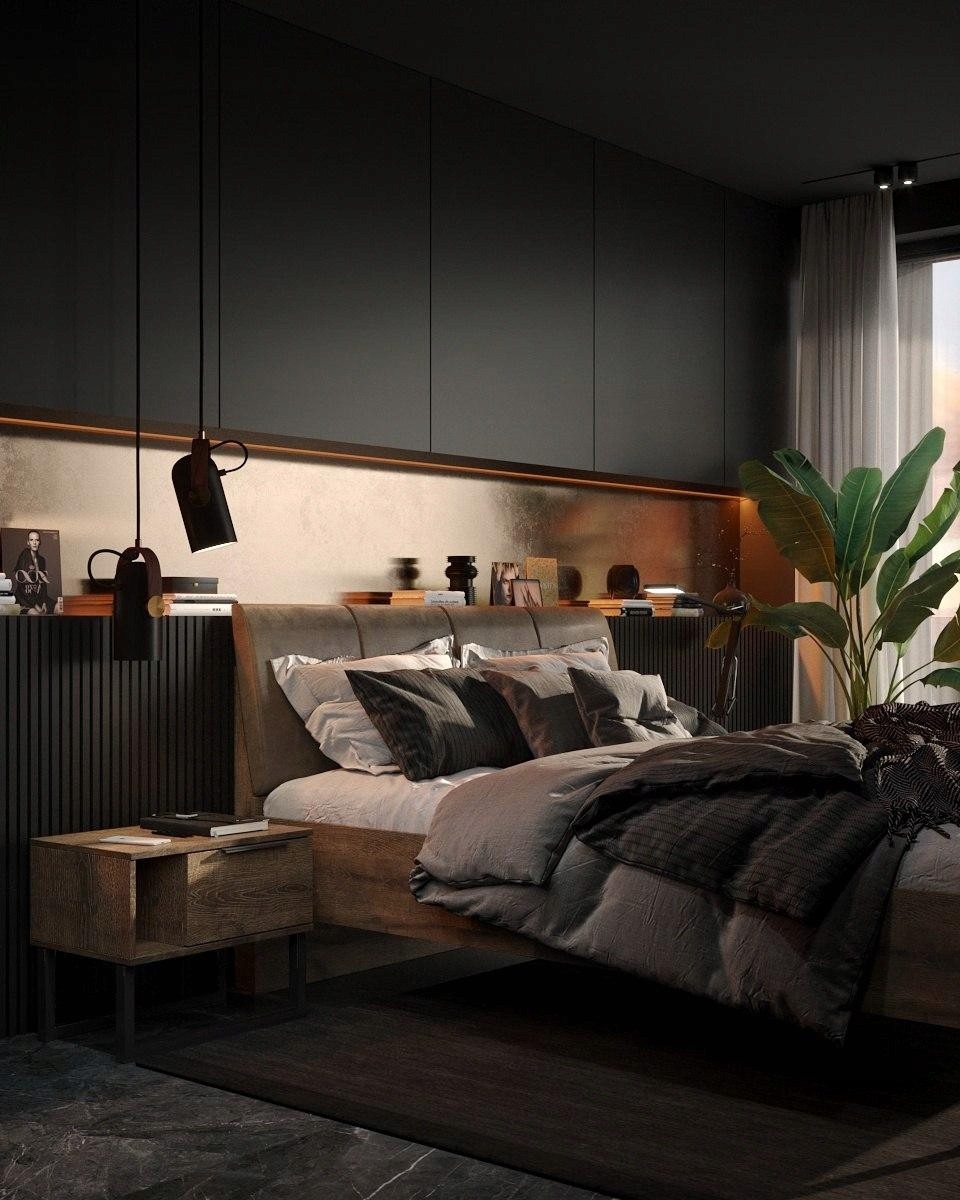 Szafka nocna w stylu loft Quadro