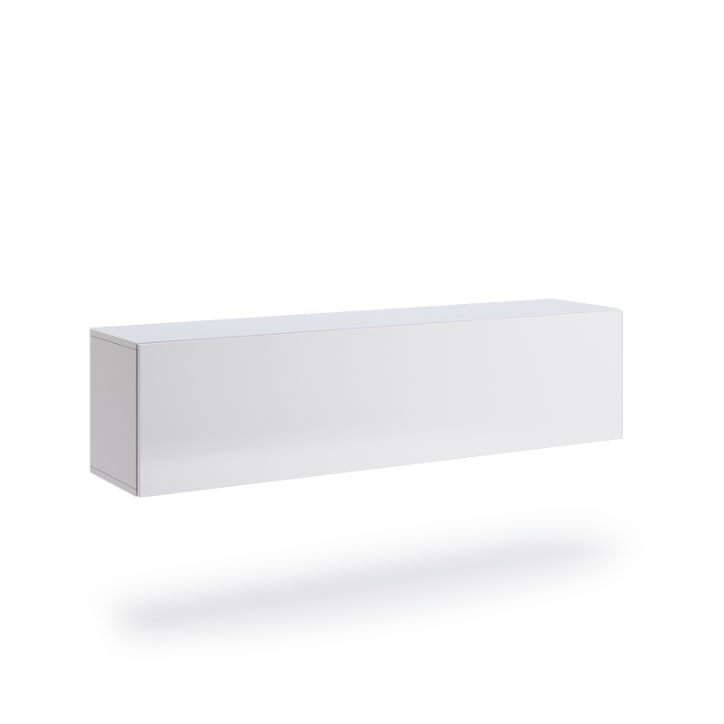 Biały regał wiszący 140cm BOX