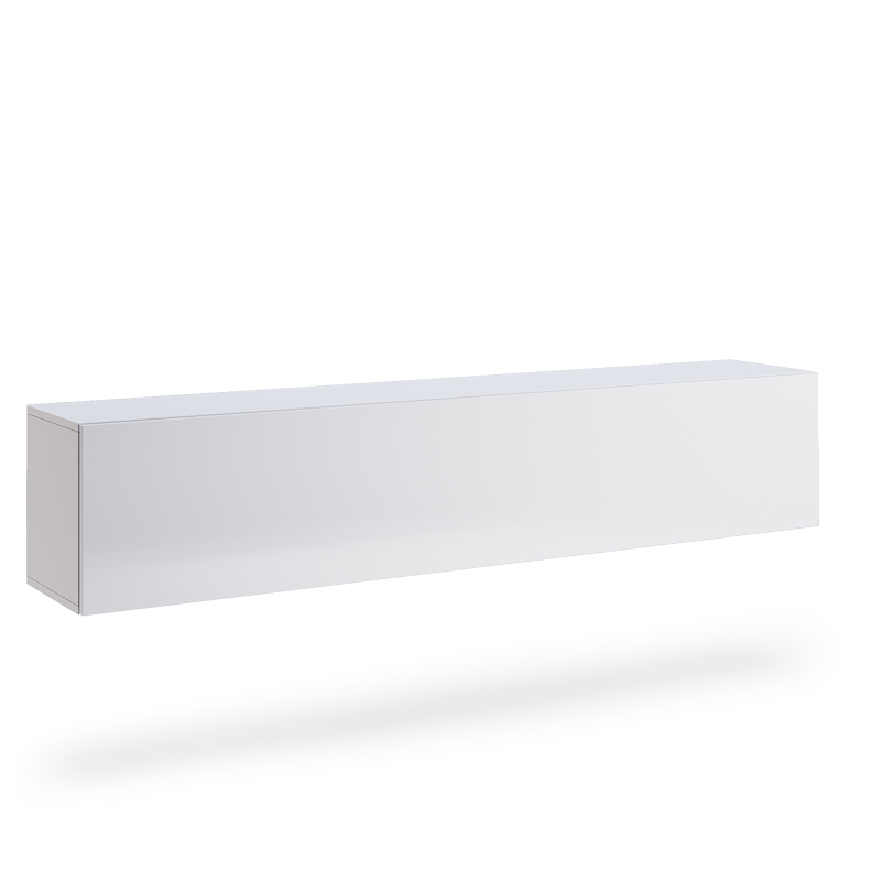 Biały regał wiszący 175cm BOX
