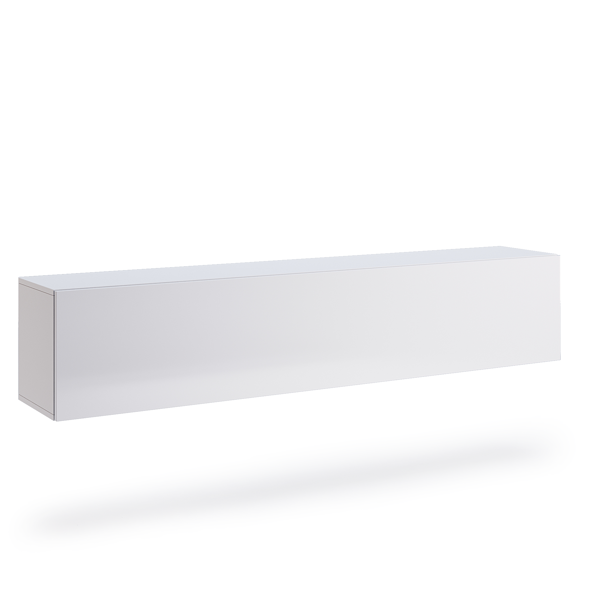 Biały regał wiszący 175cm BOX