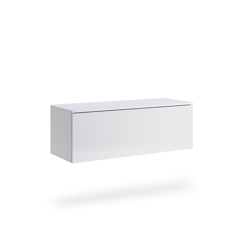 Biała szafka TV 105cm BOX