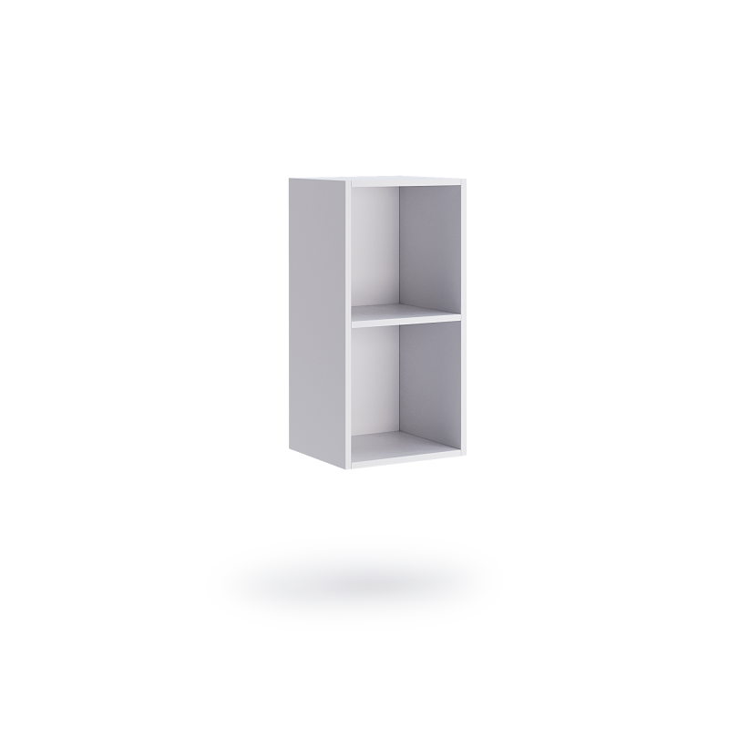 Biały regał wiszący 70cm BOX