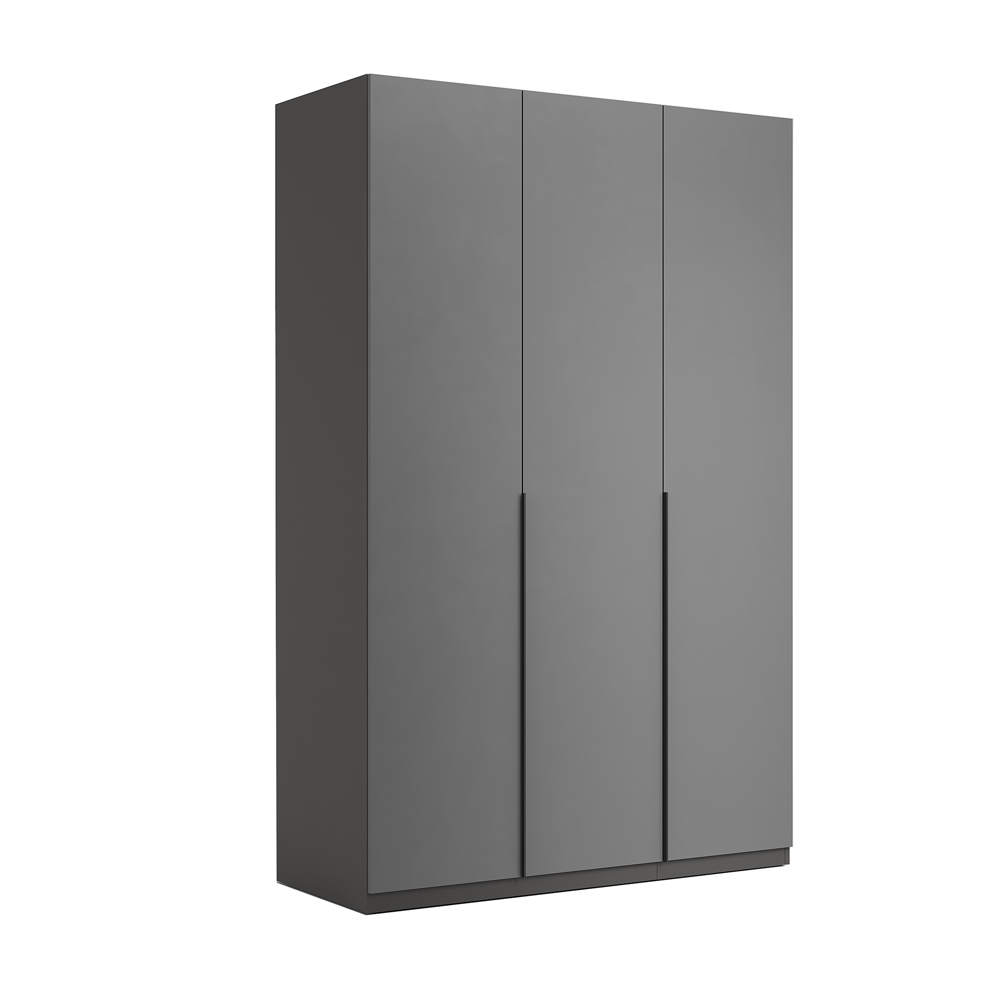 Szafa uchylna 3 drzwi 134cm grafit mat