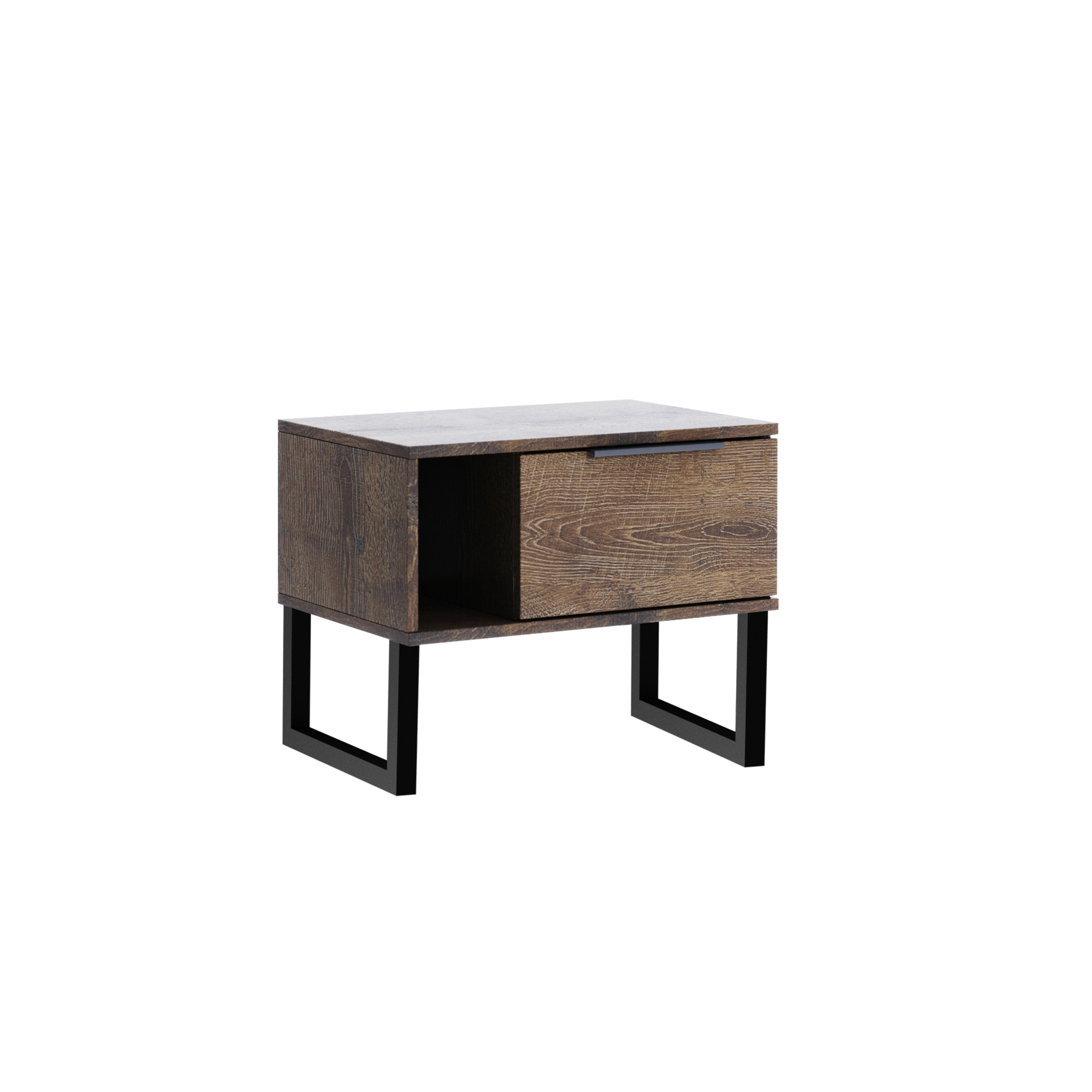 Szafka nocna w stylu loft Quadro