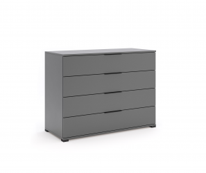 Komoda 110 cm grafit mat 4 szuflady Dominika