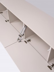 Szafka RTV stojąca 240 cm kaszmir połysk