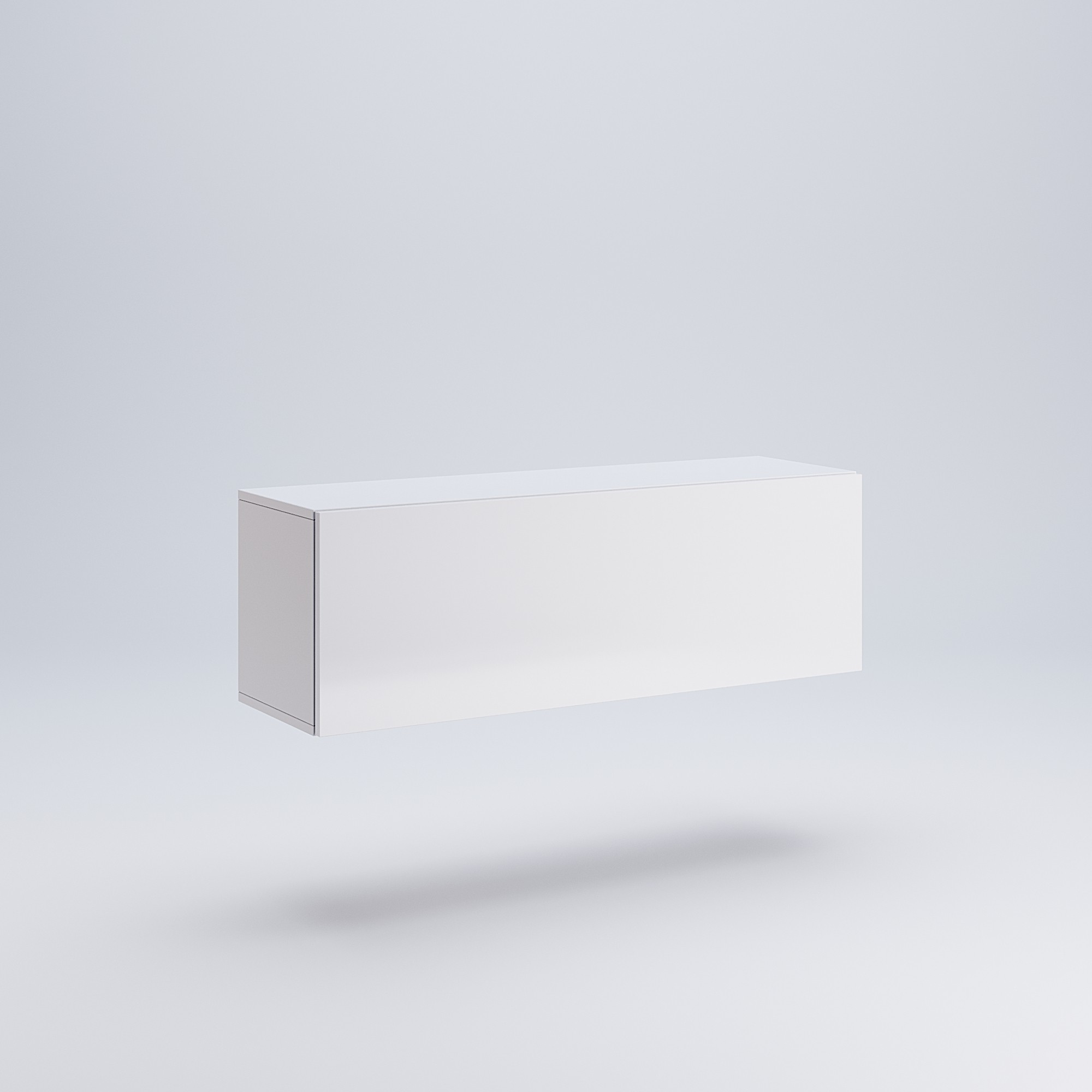 Meblościanka czarny/biały połysk BOX-V4